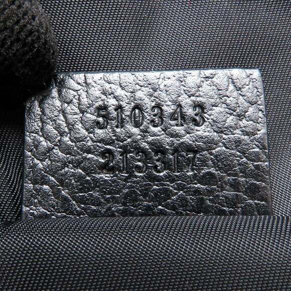 GUCCI Authentic Black Leather Backpack main image 8